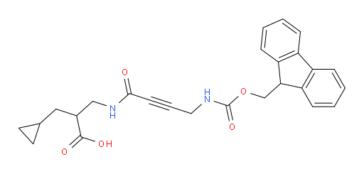 2-(cyclopropylmethyl)-3-[4-({[(9H-fluoren-9-yl)methoxy]carbonyl}amino)but-2-ynamido]propanoic acid