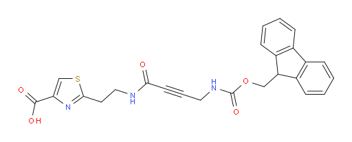 2-{2-[4-({[(9H-fluoren-9-yl)methoxy]carbonyl}amino)but-2-ynamido]ethyl}-1,3-thiazole-4-carboxylic acid