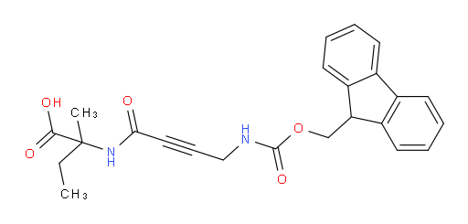 2-[4-({[(9H-fluoren-9-yl)methoxy]carbonyl}amino)but-2-ynamido]-2-methylbutanoic acid