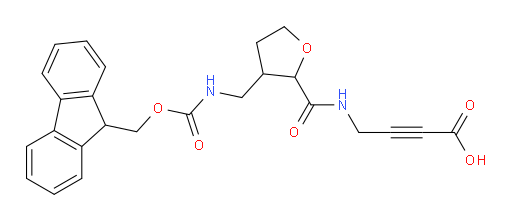4-({3-[({[(9H-fluoren-9-yl)methoxy]carbonyl}amino)methyl]oxolan-2-yl}formamido)but-2-ynoic acid