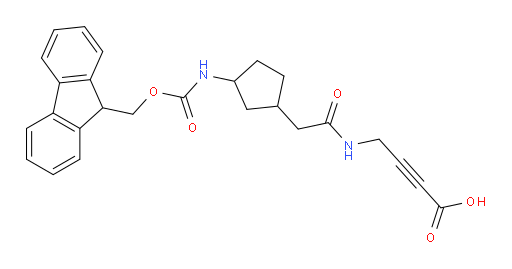 4-{2-[3-({[(9H-fluoren-9-yl)methoxy]carbonyl}amino)cyclopentyl]acetamido}but-2-ynoic acid