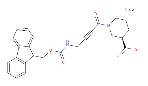 (3R)-1-[4-({[(9H-fluoren-9-yl)methoxy]carbonyl}amino)but-2-ynoyl]piperidine-3-carboxylic acid