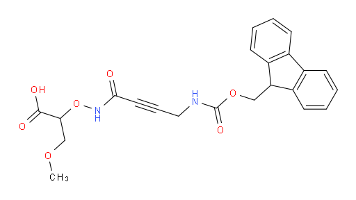 2-{[4-({[(9H-fluoren-9-yl)methoxy]carbonyl}amino)but-2-ynamido]oxy}-3-methoxypropanoic acid