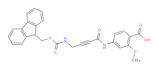 4-[4-({[(9H-fluoren-9-yl)methoxy]carbonyl}amino)but-2-ynamido]-2-methoxybenzoic acid
