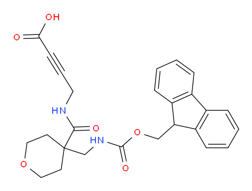 4-({4-[({[(9H-fluoren-9-yl)methoxy]carbonyl}amino)methyl]oxan-4-yl}formamido)but-2-ynoic acid