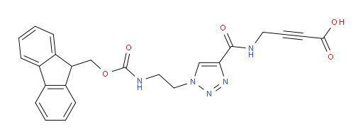 4-({1-[2-({[(9H-fluoren-9-yl)methoxy]carbonyl}amino)ethyl]-1H-1,2,3-triazol-4-yl}formamido)but-2-ynoic acid