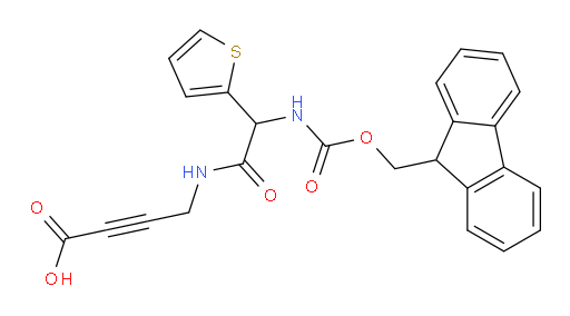 4-[2-({[(9H-fluoren-9-yl)methoxy]carbonyl}amino)-2-(thiophen-2-yl)acetamido]but-2-ynoic acid