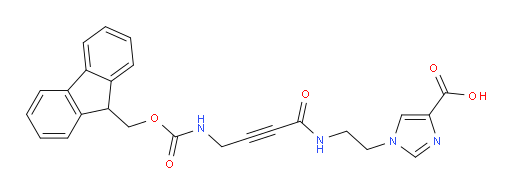 1-{2-[4-({[(9H-fluoren-9-yl)methoxy]carbonyl}amino)but-2-ynamido]ethyl}-1H-imidazole-4-carboxylic acid