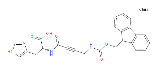 (2R)-2-[4-({[(9H-fluoren-9-yl)methoxy]carbonyl}amino)but-2-ynamido]-3-(1H-imidazol-4-yl)propanoic acid