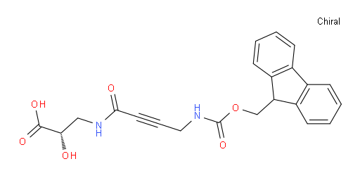 (2S)-3-[4-({[(9H-fluoren-9-yl)methoxy]carbonyl}amino)but-2-ynamido]-2-hydroxypropanoic acid