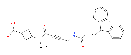 3-[4-({[(9H-fluoren-9-yl)methoxy]carbonyl}amino)-N-methylbut-2-ynamido]cyclobutane-1-carboxylic acid