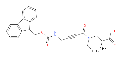 3-[N-ethyl-4-({[(9H-fluoren-9-yl)methoxy]carbonyl}amino)but-2-ynamido]-2-methylpropanoic acid