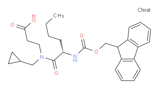 3-[(2S)-N-(cyclopropylmethyl)-2-({[(9H-fluoren-9-yl)methoxy]carbonyl}amino)hexanamido]propanoic acid