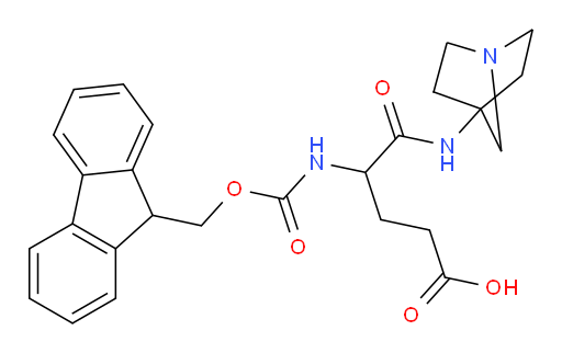 4-({1-azabicyclo[2.2.1]heptan-4-yl}carbamoyl)-4-({[(9H-fluoren-9-yl)methoxy]carbonyl}amino)butanoic acid