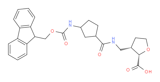 rac-(2R,3R)-3-({[3-({[(9H-fluoren-9-yl)methoxy]carbonyl}amino)cyclopentyl]formamido}methyl)oxolane-2-carboxylic acid