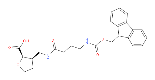 rac-(2R,3R)-3-{[4-({[(9H-fluoren-9-yl)methoxy]carbonyl}amino)butanamido]methyl}oxolane-2-carboxylic acid