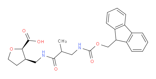 rac-(2R,3R)-3-{[3-({[(9H-fluoren-9-yl)methoxy]carbonyl}amino)-2-methylpropanamido]methyl}oxolane-2-carboxylic acid