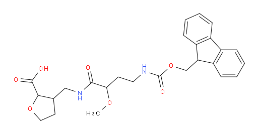 3-{[4-({[(9H-fluoren-9-yl)methoxy]carbonyl}amino)-2-methoxybutanamido]methyl}oxolane-2-carboxylic acid