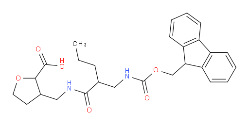 3-({2-[({[(9H-fluoren-9-yl)methoxy]carbonyl}amino)methyl]pentanamido}methyl)oxolane-2-carboxylic acid