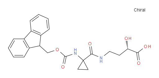 (2S)-4-{[1-({[(9H-fluoren-9-yl)methoxy]carbonyl}amino)cyclopropyl]formamido}-2-hydroxybutanoic acid