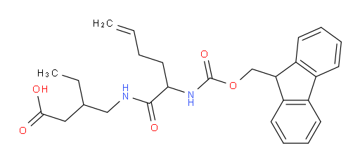 3-{[2-({[(9H-fluoren-9-yl)methoxy]carbonyl}amino)hex-5-enamido]methyl}pentanoic acid