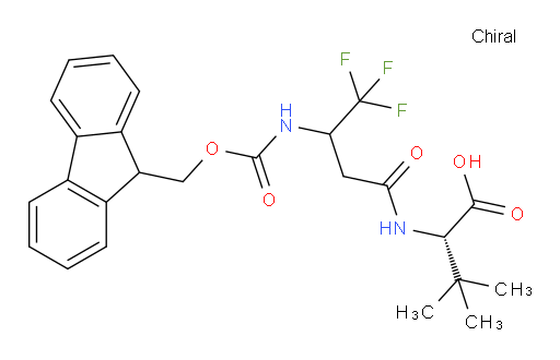 (2S)-2-[3-({[(9H-fluoren-9-yl)methoxy]carbonyl}amino)-4,4,4-trifluorobutanamido]-3,3-dimethylbutanoic acid