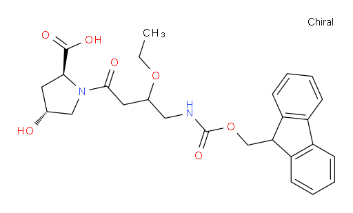 (2S,4R)-1-[3-ethoxy-4-({[(9H-fluoren-9-yl)methoxy]carbonyl}amino)butanoyl]-4-hydroxypyrrolidine-2-carboxylic acid