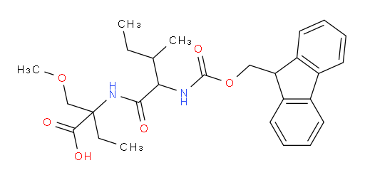 2-[2-({[(9H-fluoren-9-yl)methoxy]carbonyl}amino)-3-methylpentanamido]-2-(methoxymethyl)butanoic acid