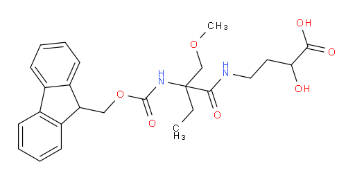 4-[2-({[(9H-fluoren-9-yl)methoxy]carbonyl}amino)-2-(methoxymethyl)butanamido]-2-hydroxybutanoic acid