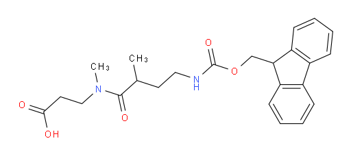 3-[4-({[(9H-fluoren-9-yl)methoxy]carbonyl}amino)-N,2-dimethylbutanamido]propanoic acid