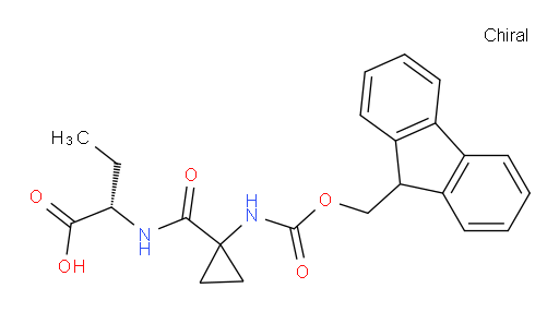 (2S)-2-{[1-({[(9H-fluoren-9-yl)methoxy]carbonyl}amino)cyclopropyl]formamido}butanoic acid