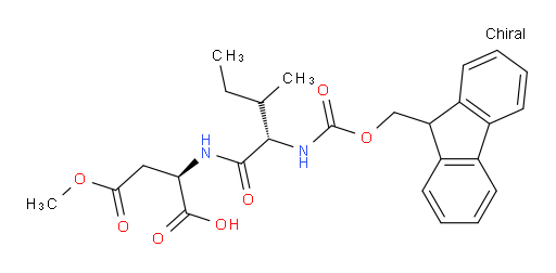 (2R)-2-[(2S)-2-({[(9H-fluoren-9-yl)methoxy]carbonyl}amino)-3-methylpentanamido]-4-methoxy-4-oxobutanoic acid