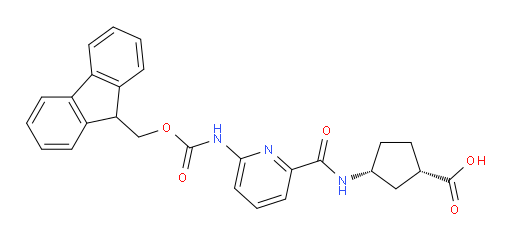 rac-(1R,3S)-3-[6-({[(9H-fluoren-9-yl)methoxy]carbonyl}amino)pyridine-2-amido]cyclopentane-1-carboxylic acid