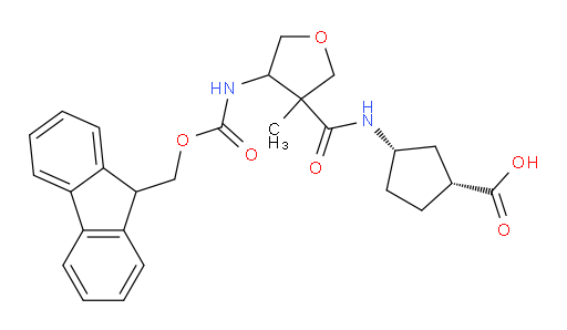 rac-(1R,3S)-3-[4-({[(9H-fluoren-9-yl)methoxy]carbonyl}amino)-3-methyloxolane-3-amido]cyclopentane-1-carboxylic acid
