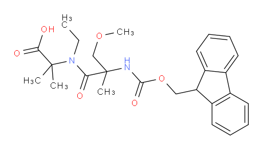2-[N-ethyl-2-({[(9H-fluoren-9-yl)methoxy]carbonyl}amino)-2-(methoxymethyl)propanamido]-2-methylpropanoic acid