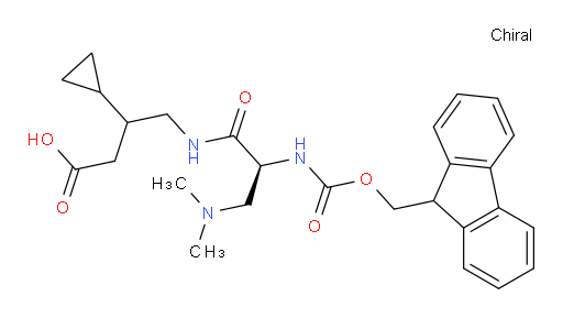 3-cyclopropyl-4-[(2S)-3-(dimethylamino)-2-({[(9H-fluoren-9-yl)methoxy]carbonyl}amino)propanamido]butanoic acid