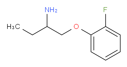 1-(2-fluorophenoxy)butan-2-amine