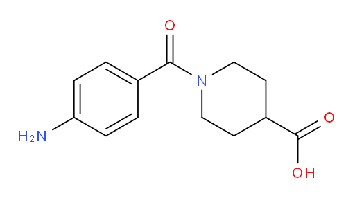 1-(4-aminobenzoyl)piperidine-4-carboxylic acid