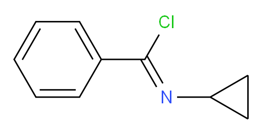 N-cyclopropylbenzenecarbonimidoyl chloride