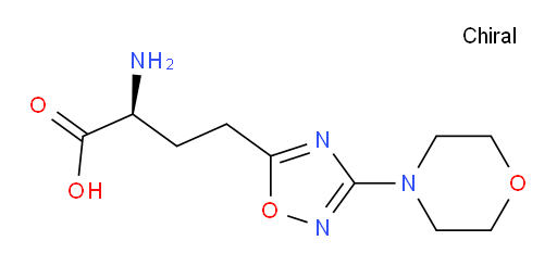 (2S)-2-amino-4-[3-(morpholin-4-yl)-1,2,4-oxadiazol-5-yl]butanoic acid