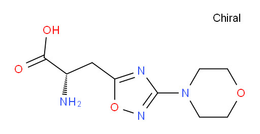 (2S)-2-amino-3-[3-(morpholin-4-yl)-1,2,4-oxadiazol-5-yl]propanoic acid