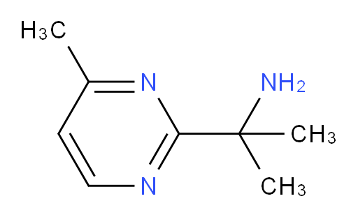 2-(4-methylpyrimidin-2-yl)propan-2-amine