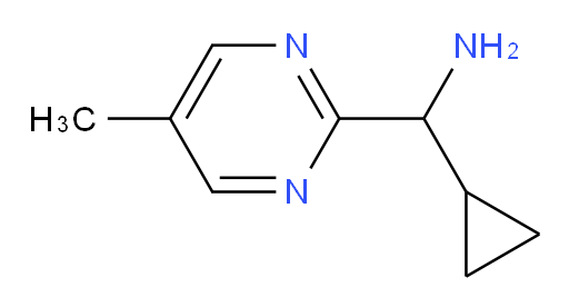 cyclopropyl(5-methylpyrimidin-2-yl)methanamine