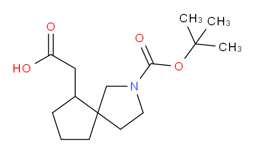 2-{2-[(tert-butoxy)carbonyl]-2-azaspiro[4.4]nonan-6-yl}acetic acid
