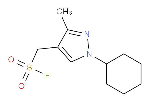 (1-cyclohexyl-3-methyl-1H-pyrazol-4-yl)methanesulfonyl fluoride