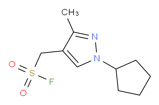 (1-cyclopentyl-3-methyl-1H-pyrazol-4-yl)methanesulfonyl fluoride