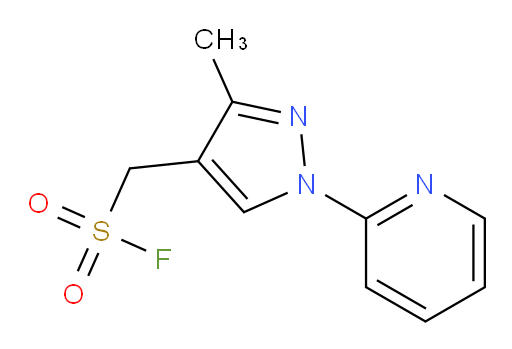 [3-methyl-1-(pyridin-2-yl)-1H-pyrazol-4-yl]methanesulfonyl fluoride