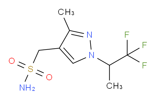 [3-methyl-1-(1,1,1-trifluoropropan-2-yl)-1H-pyrazol-4-yl]methanesulfonamide