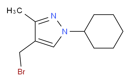 4-(bromomethyl)-1-cyclohexyl-3-methyl-1H-pyrazole