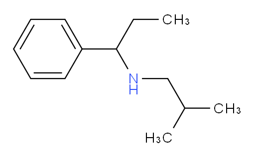 (2-methylpropyl)(1-phenylpropyl)amine